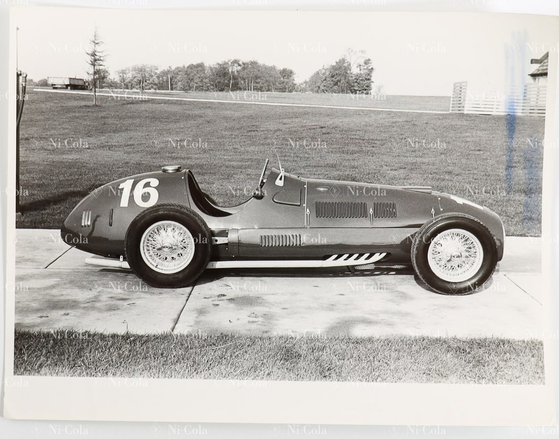Ferrari Original B/W Press Photo Ferrari 125 from 1951 (1 of 2)
