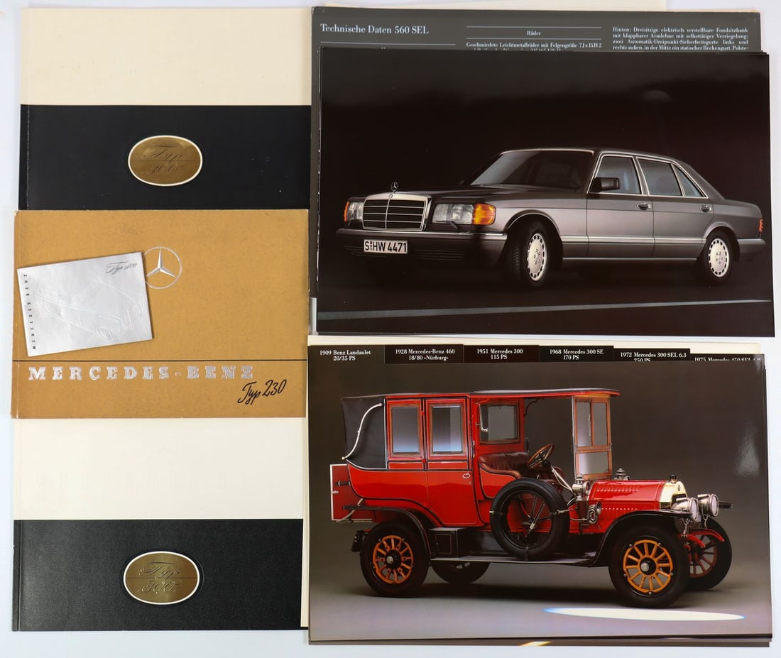 Mercedes-Benz 6-piece brochures etc. (1 of 2)