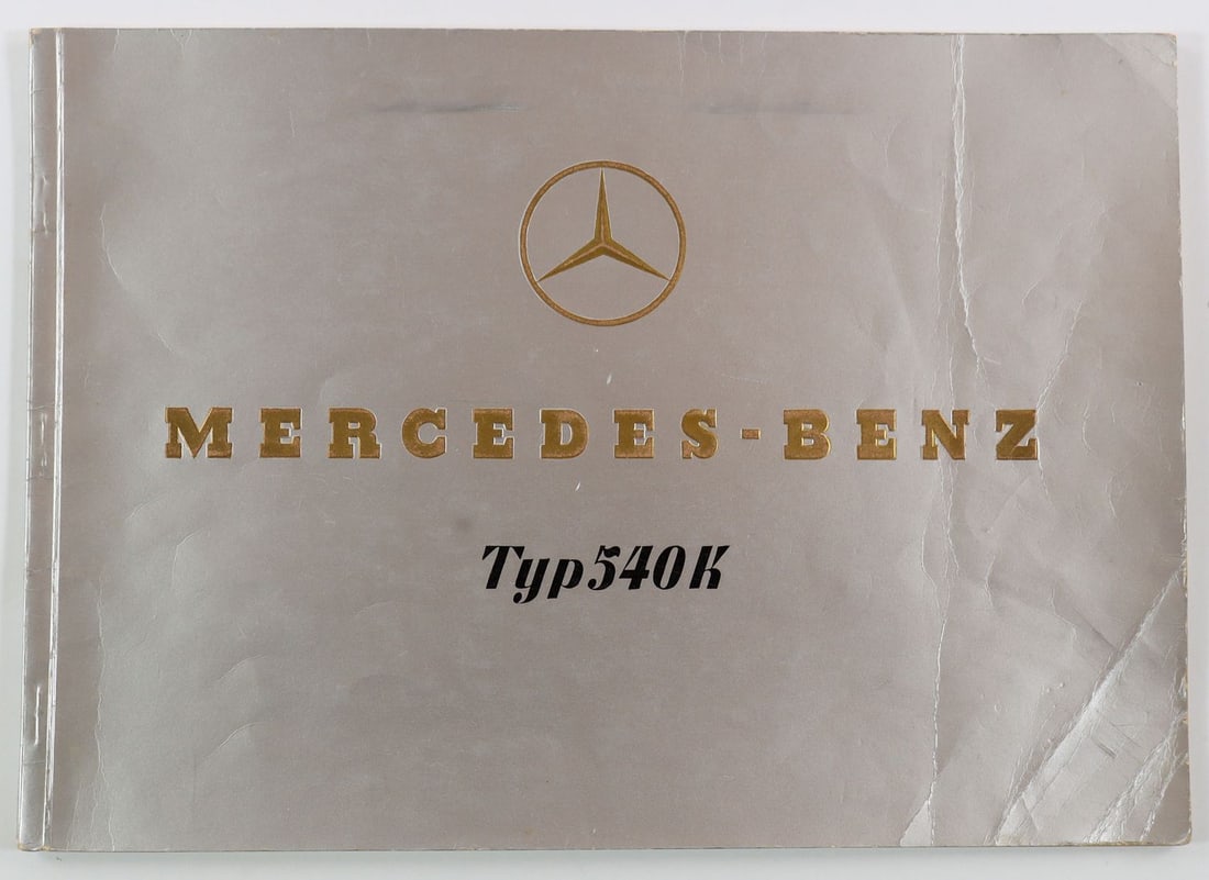 Mercedes-Benz Brochure Typ 540K from 1938 (1 of 1)
