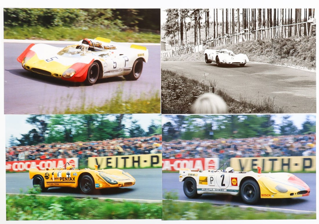 Porsche 4 Large-Format Color Press Photos Porsche 908 (1 of 2)