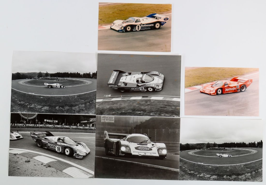 Porsche 7 Large-Format Color and B/W Press Photos 1000 Kilo (1 of 1)