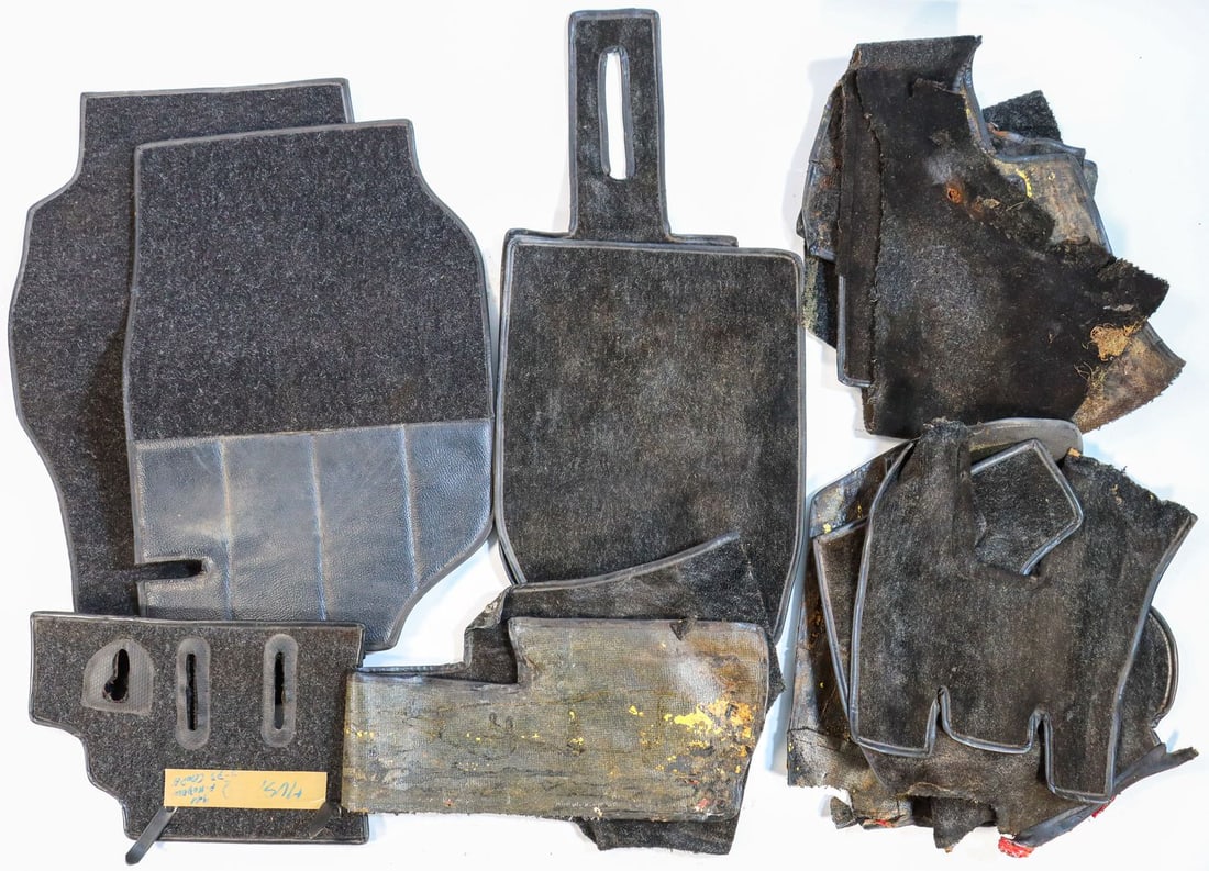Porsche Original Carpet Set for Type 911 F-Model: Needle felt, for Coupé, year of manufacture 72 / 73, used