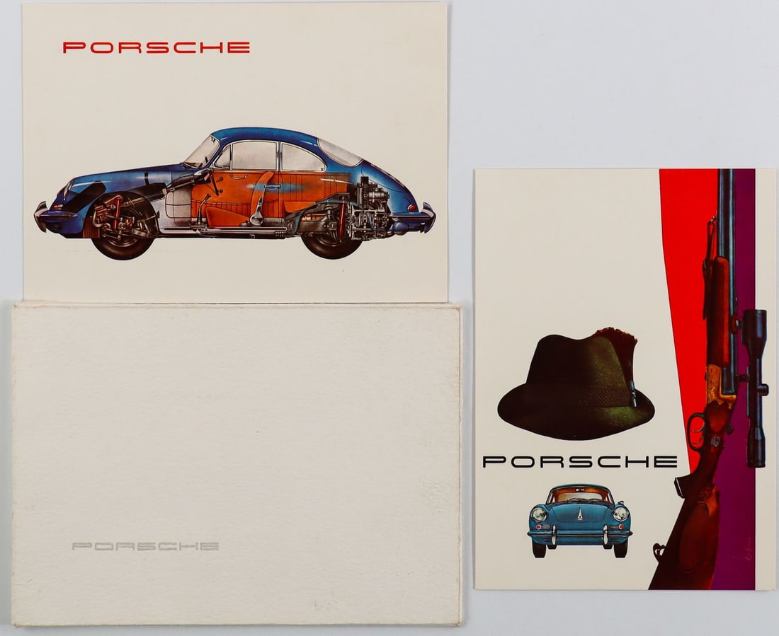 Porsche Postcard Set with 356 Motifs (1 of 2)