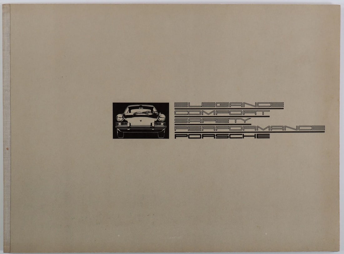 Porsche Brochure 911 T / E / S and 912 from 1968 (1 of 2)