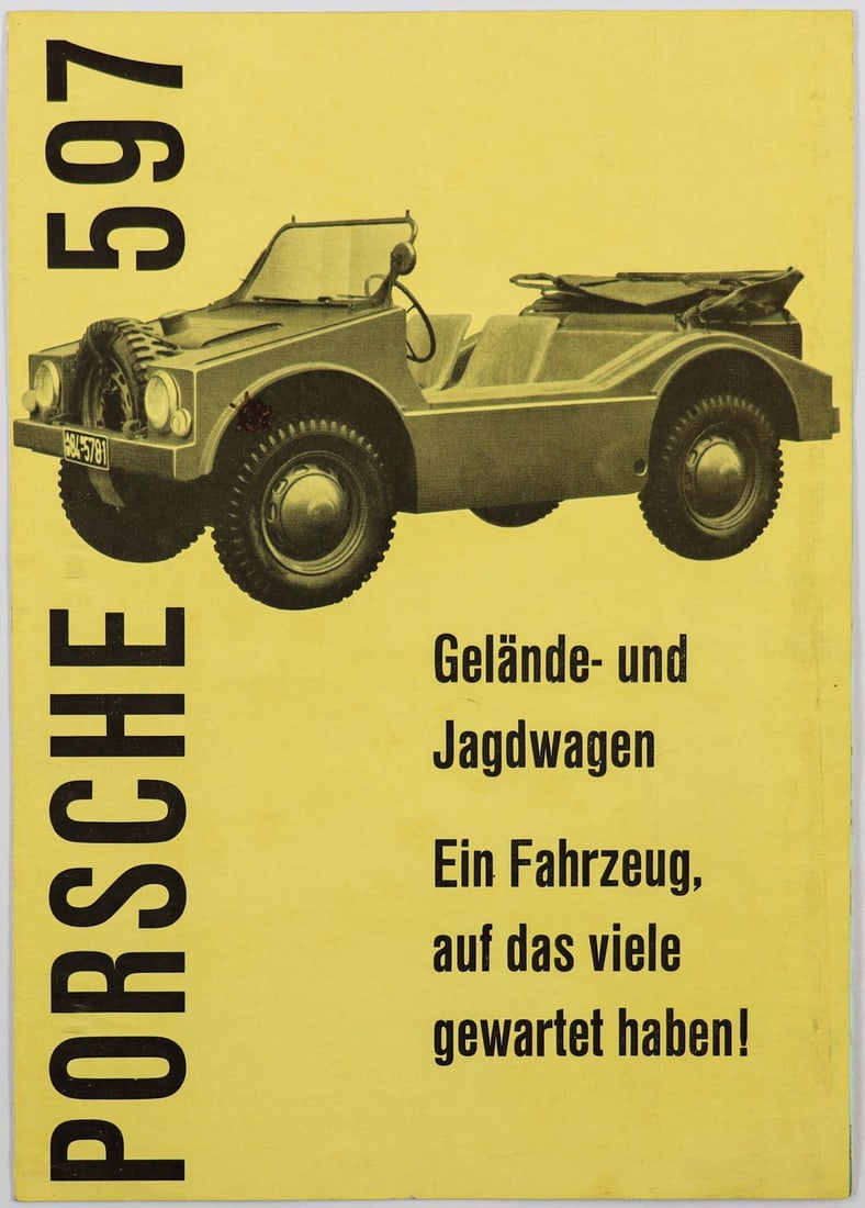 Porsche Brochure Jagdwagen Typ 597 (1 of 2)