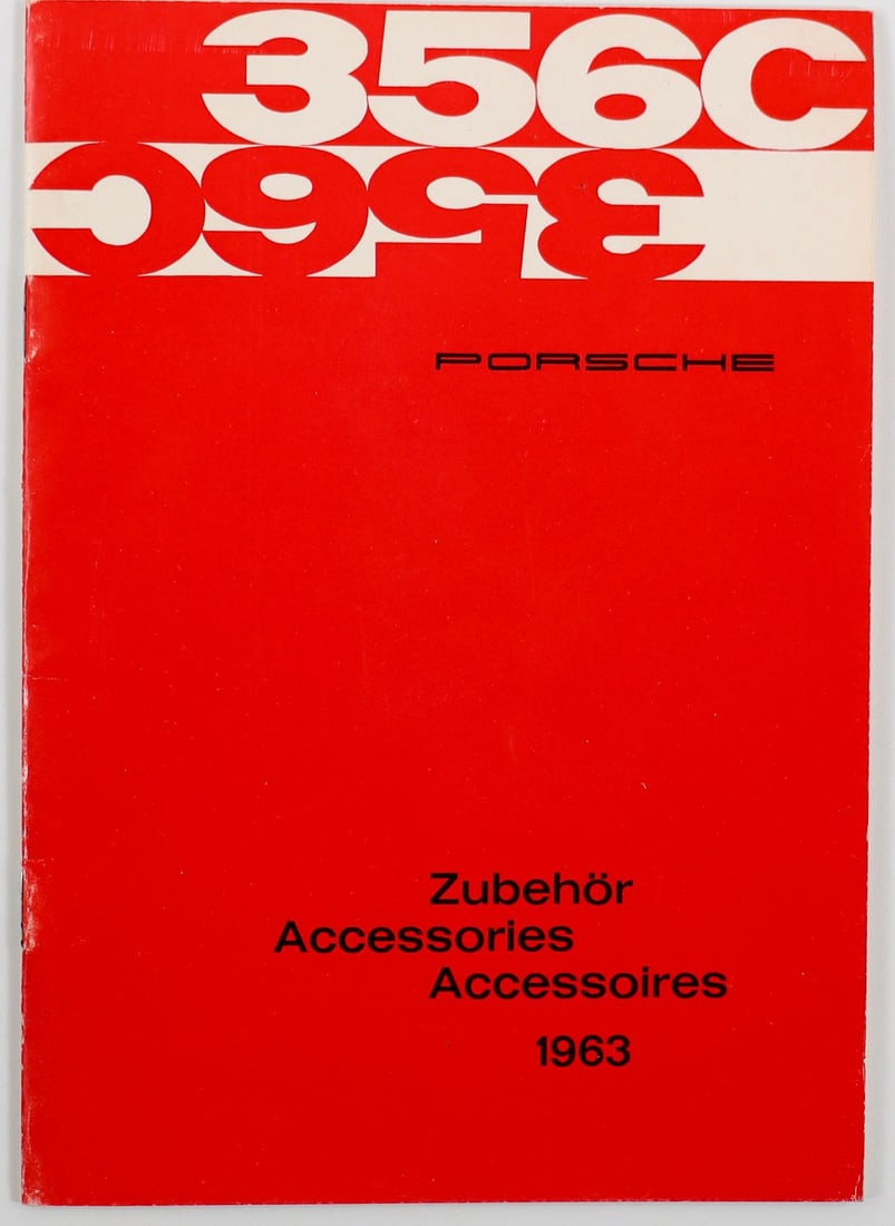 Porsche Accessories Brochure from 1963 (1 of 2)