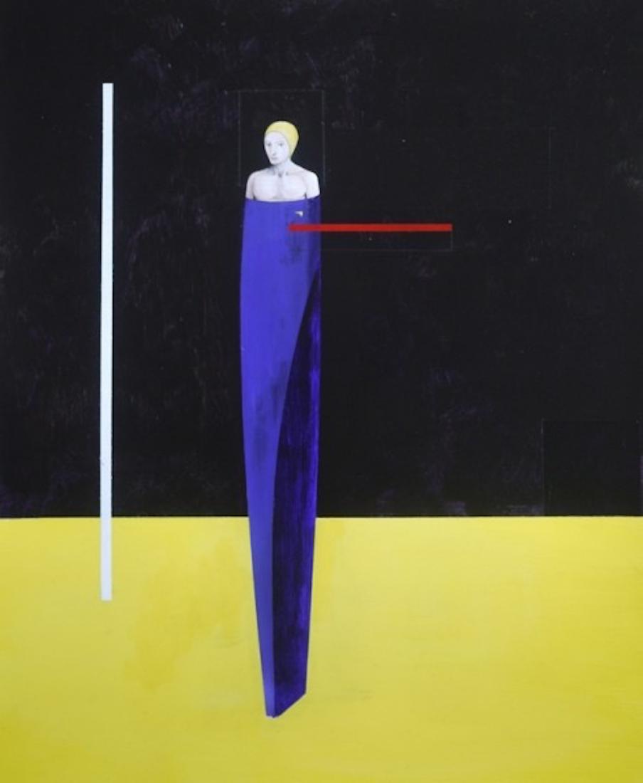 Oriano Galloni,"A1", 2013,Acrylic on paper: Oriano Galloni,"A1", 2013,Signed on back Oriano Galloni 2013,Acrylic on paper, 17 x 14 inches