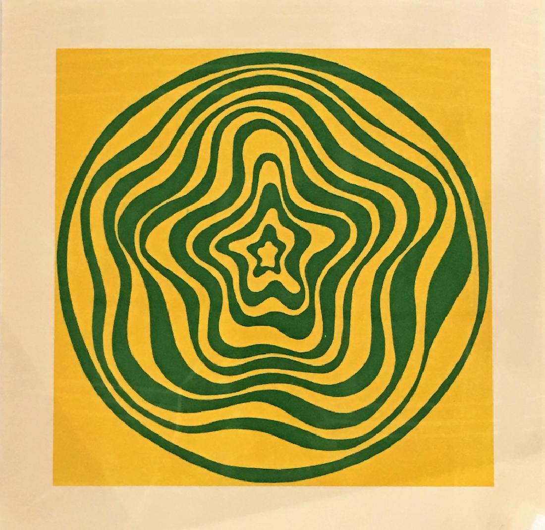 Sol Lewitt,"Concentric Irregular Bands, Plate #01", (1 of 1)