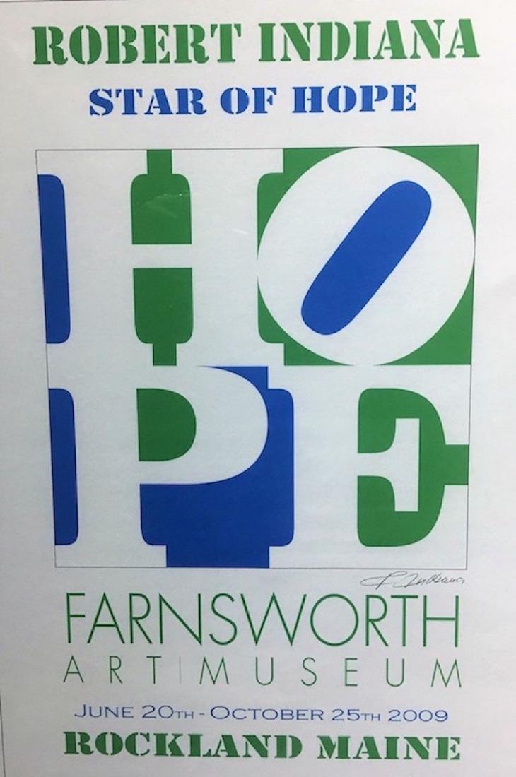 Robert Indiana, "The Star of Hope (Green/White/Blue), (1 of 1)