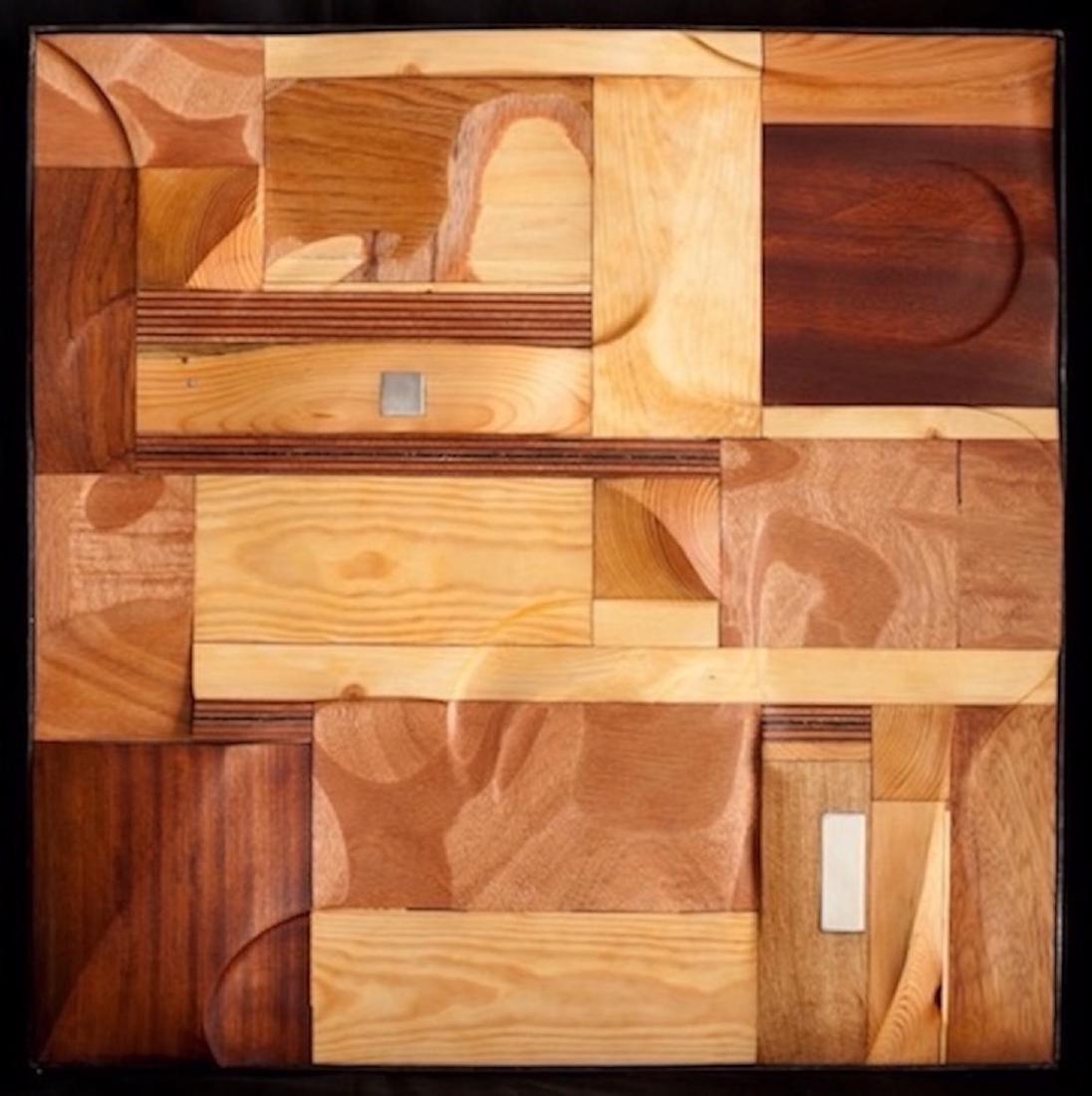 Oriano Galloni,"Le Metamorfosi Della Luna #2 (The: Oriano Galloni,"Le Metamorfosi Della Luna #2 (The Metamorphosis of the Moon #2)", 2014,Wood and brass,24.41 x 24.41 inches