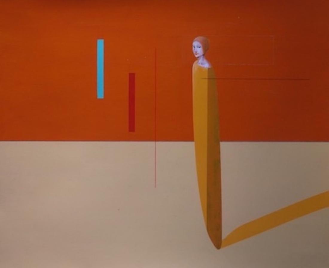 Oriano Galloni,"G2", 2013,Signed on back Oriano Galloni: Oriano Galloni,"G2", 2013,Signed on back Oriano Galloni 2013,Acrylic on paper,14 x 17 inches