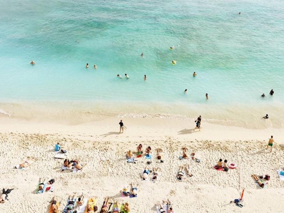 Josef Hoflehner,Waikiki Beach, Study 2, Honolulu,: Josef Hoflehner,Waikiki Beach, Study 2, Honolulu, Hawaii, 2014,Archival pigment ink print,Edition 3/7, 32 x 41 inches