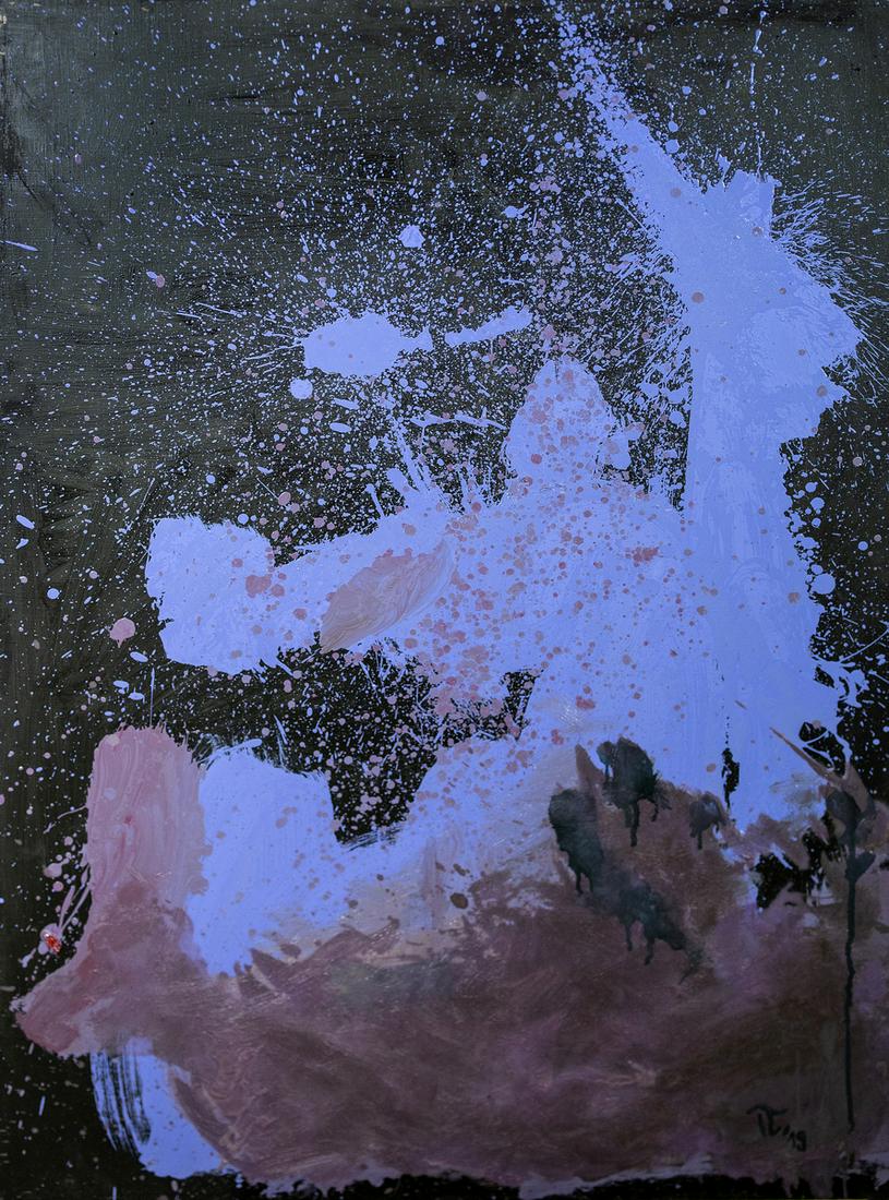 Ieva Tulaite Lithuania Lithuanian: Ieva Tulaite (g. 1997)Be pavadinimo2019, drb., misri technika, 100 x 70