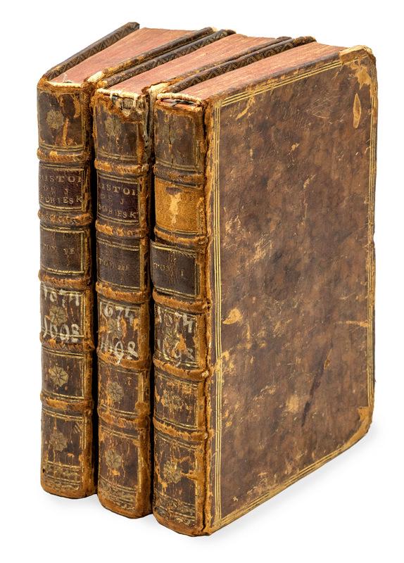Jean Sobieski biography, 3 volumes, 1762 (1 of 8)