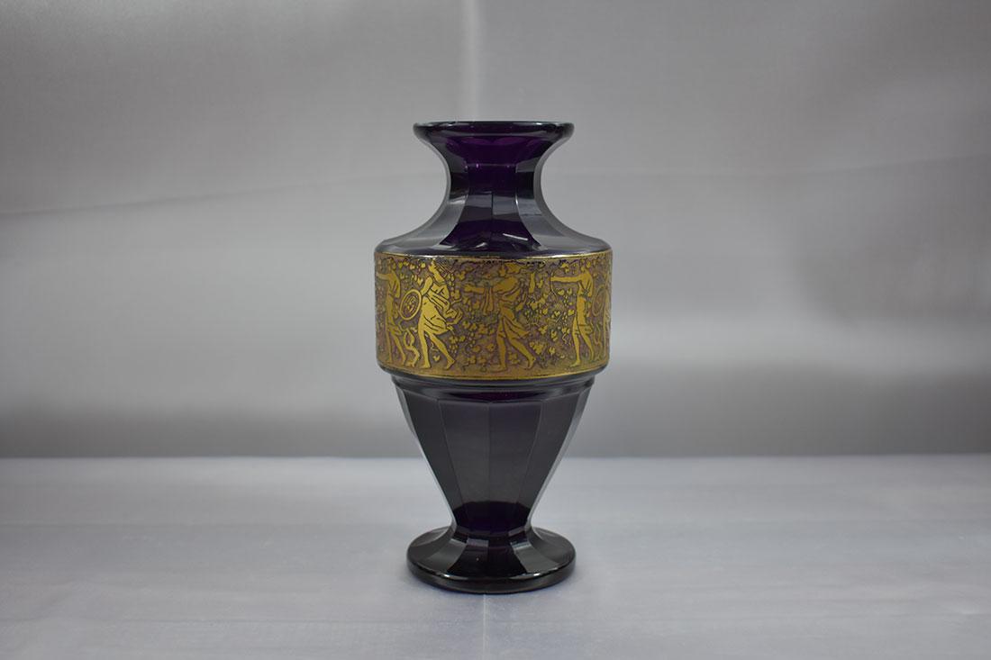 Antique Moser Glass Vase signed "Carlsbad" (1 of 9)