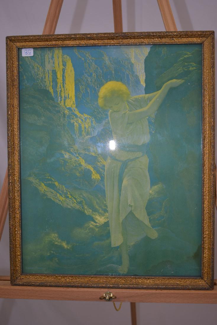 Canyon signed Maxfield Parrish 1910: Canyon signed Maxfield Parrish 1910. Mmeasures 11