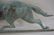 Lg Patinated Molded Copper Horse Weather Vane JW Fiske? - 5