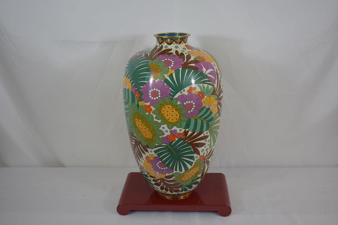 A Fine Mid Century Cloisonne Vase (1 of 8)