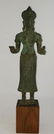 Antique Khamer Goddess Uma Bronze Statue 12-15th C