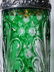 Stevens & Williams Green Cut To Clear Cut Glass Pitcher - 15