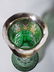 Stevens & Williams Green Cut To Clear Cut Glass Pitcher - 20