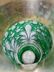 Stevens & Williams Green Cut To Clear Cut Glass Pitcher - 9