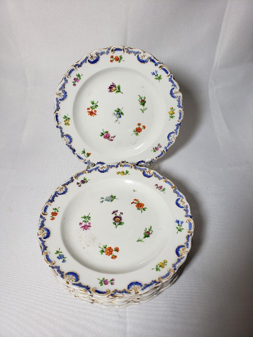 Lot 7 Early Antique  Meissen Plates First Quality (1 of 8)