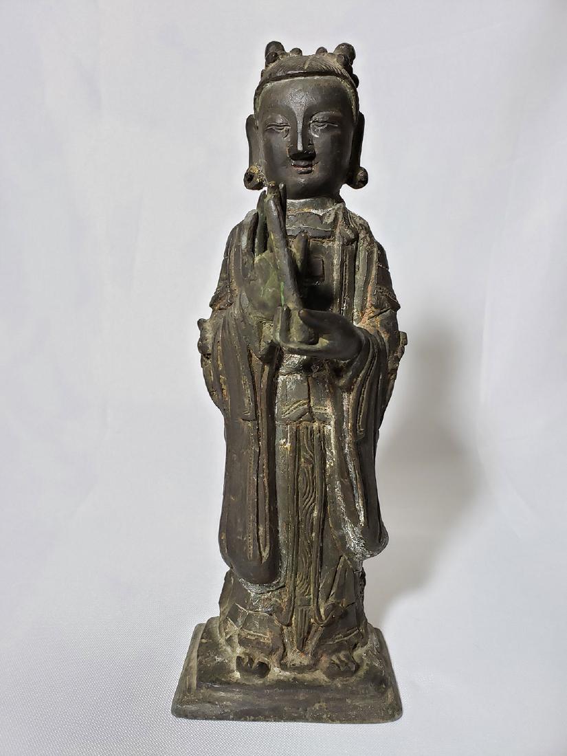 Antique Chinese Bronze Figure Ming Era (1 of 16)