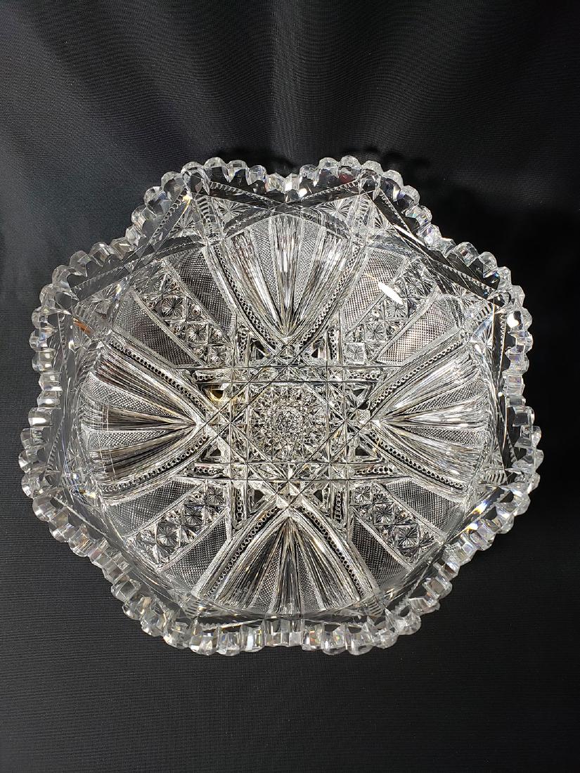 Antique Heavy Brilliant Cut Glass Princess Pattern (1 of 20)