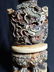 Pair Of Fine Chinese Carved Figures with Marks 19th C - 11