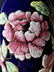 A nice cobalt blue coralene vase 10 " tall - 2