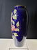 A nice cobalt blue coralene vase 10 " tall - 7
