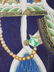 Chinese Scroll Painting 1st Rank Military Officer 1850 - 17