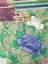 Chinese Scroll Painting 1st Rank Military Officer 1850 - 9