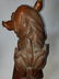 A fine pr of Chinese boxwood foo dogs ca 1900-30 - 10