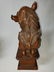 A fine pr of Chinese boxwood foo dogs ca 1900-30 - 9