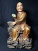 Chinese Ming Dynasty Wooden Sculpture of Arhat 'Luohan'