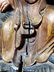 Chinese Ming Dynasty Wooden Sculpture of Arhat 'Luohan' - 3