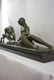 Art Deco SOLID Bronze Nude Statue signed Ary Bitter - 12