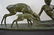 Art Deco SOLID Bronze Nude Statue signed Ary Bitter - 3