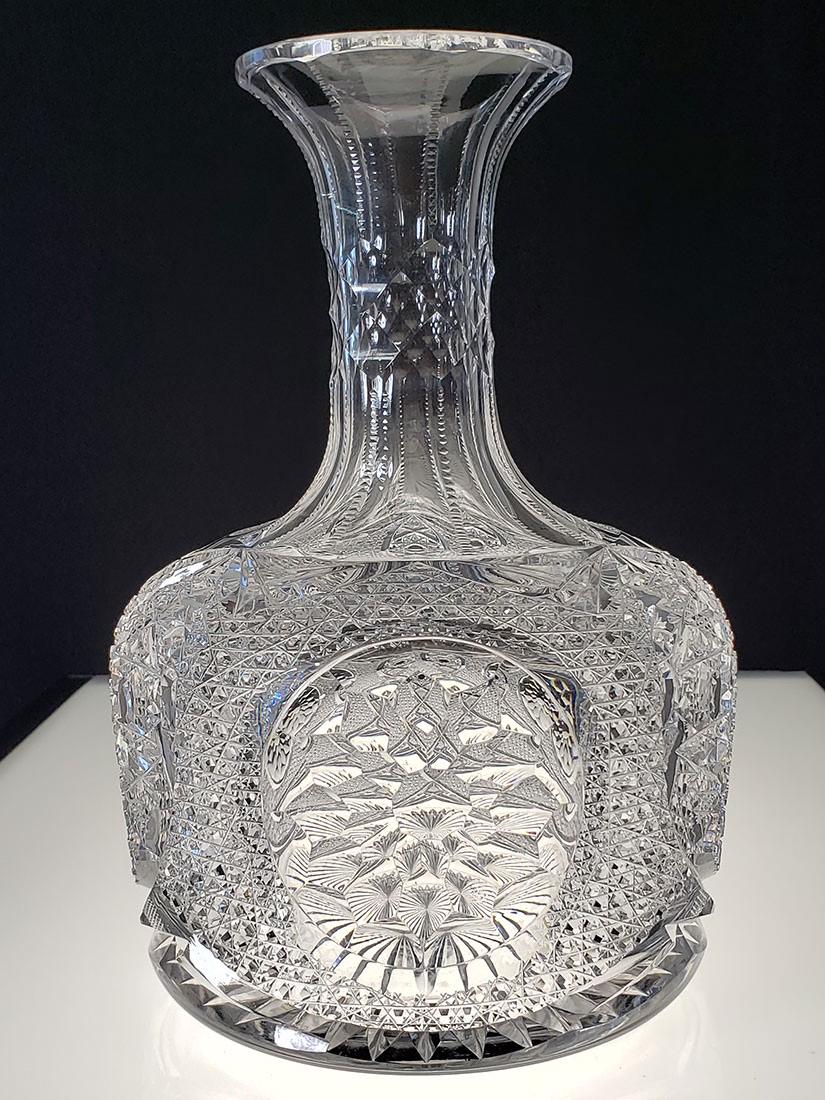 American Brilliant Period cut glass carafe gorgeous (1 of 18)