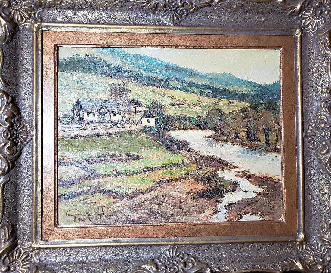 Signed Impressionist Landscape Ioan Papazoglu 1904-88 (1 of 14)