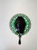 American Brilliant Period green cut to clear ewer - 12