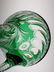 American Brilliant Period green cut to clear ewer - 13