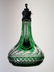 American Brilliant Period green cut to clear ewer - 16