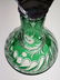 American Brilliant Period green cut to clear ewer - 5