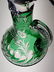 American Brilliant Period green cut to clear ewer - 6