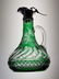 American Brilliant Period green cut to clear ewer - 7