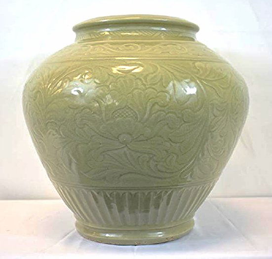 Lg Antique Chinese Celadon Vase (1 of 20)