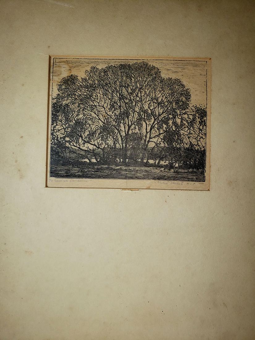 Signed Steel Engraving